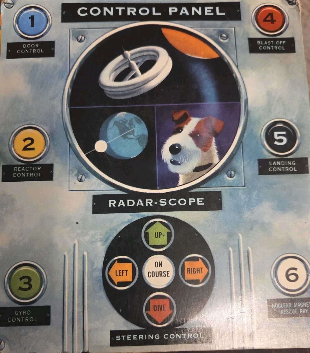 Vintage Rare Golden Records Rocket to Mars 7\