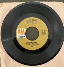 Claudine Longet (Andy William's Wife)- Love Is Blue/Think of Rain- 7