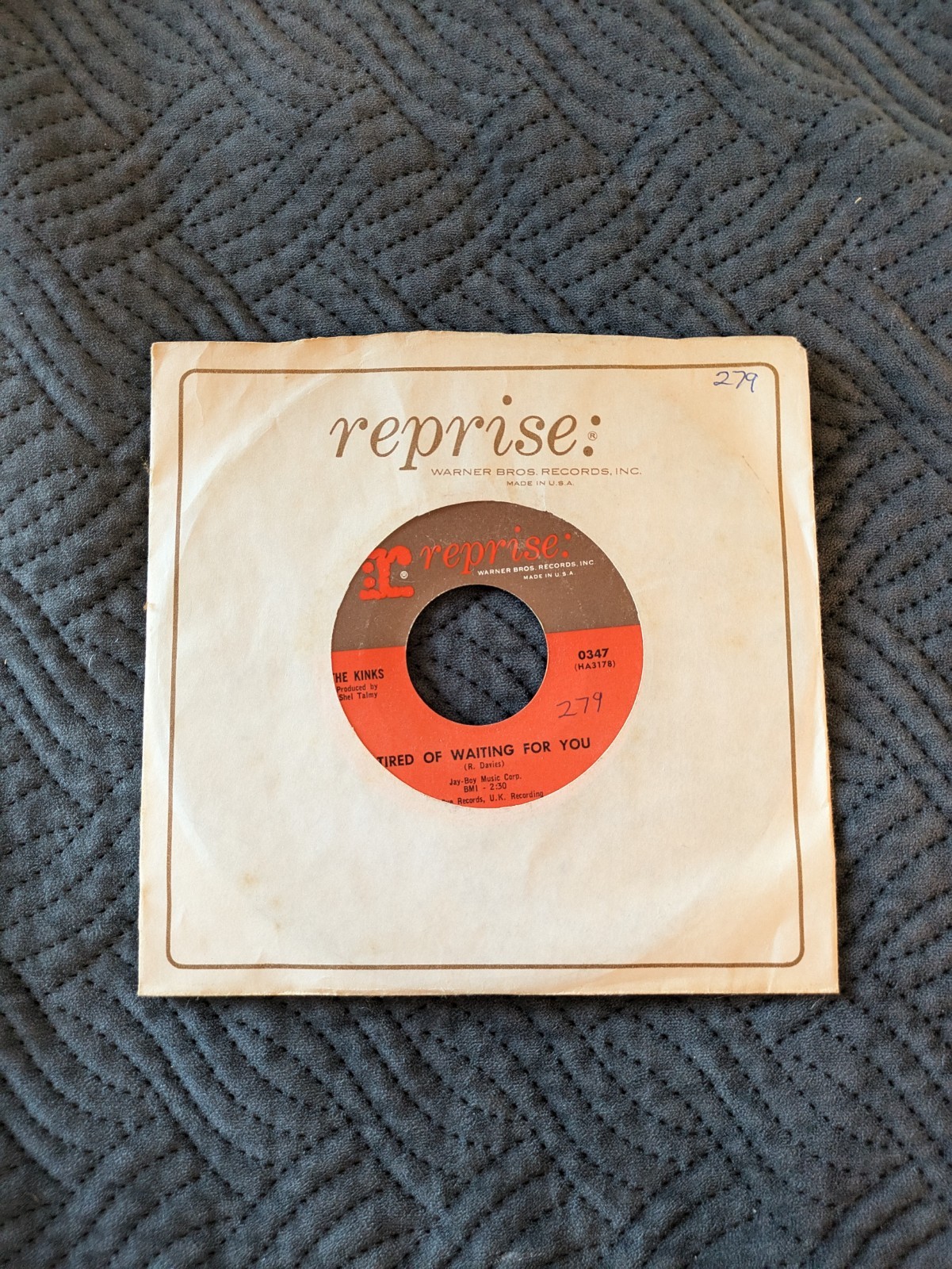 Vtg 1965 The Kinks 45 RPM \