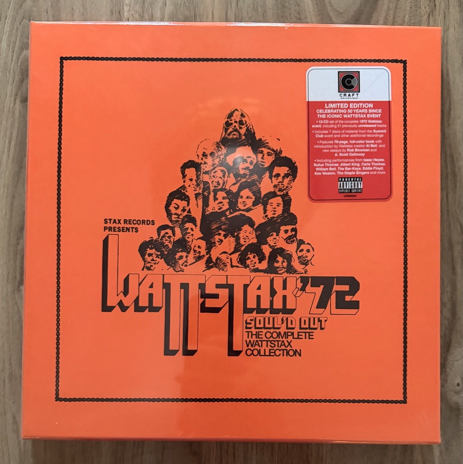Wattstax '72 Soul'd Out Complete Collection 12 CD Box Set NEW SEALED Limited