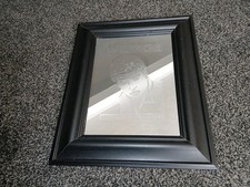 Vintage embossed Elvis Presley framed  Mirror 45x35cm - black wood  picture