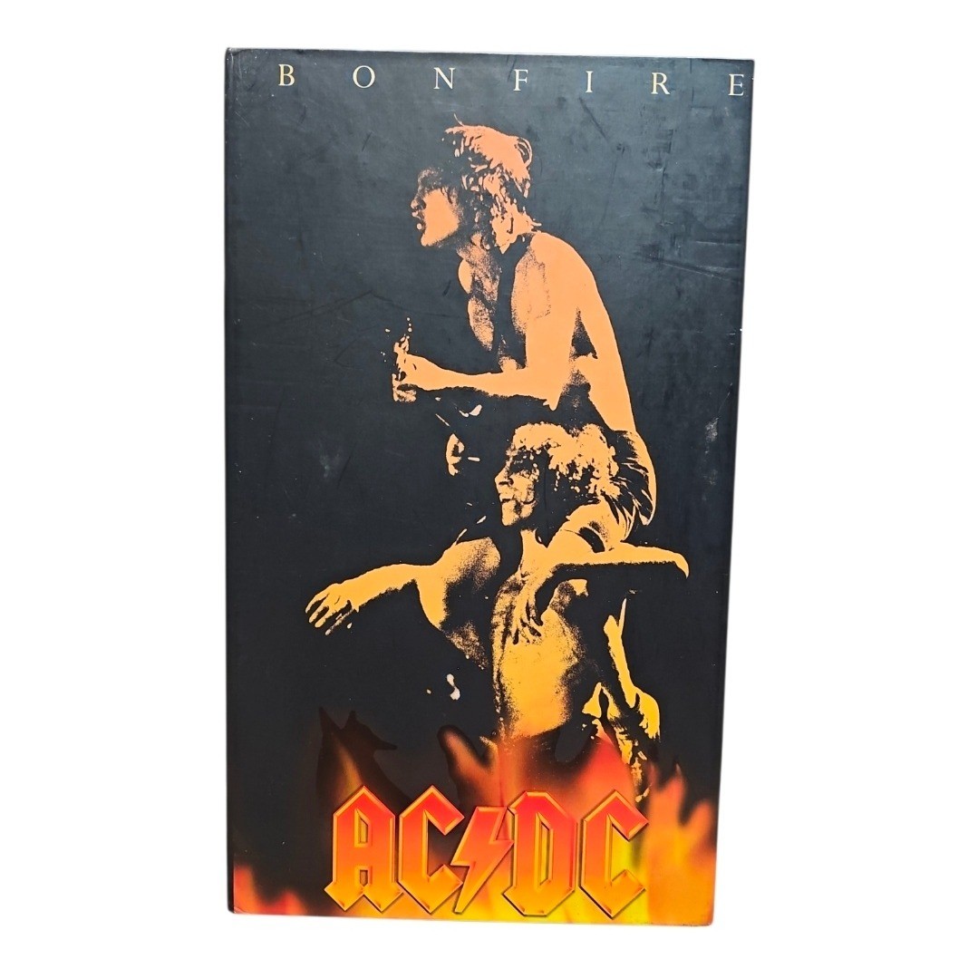 AC/DC Bonfire 5 CD Box Set Bon Scott Tribute Live Atlantic Studios Volts Epic