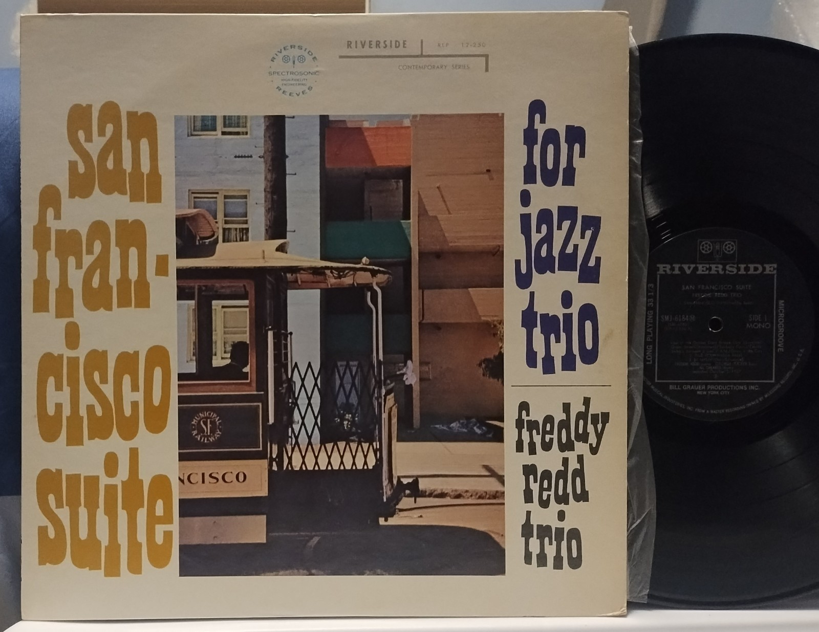FREDDIE REDD TRIO San Francisco Suite SCARCE RIVERSIDE MONO LP (1977 Japan) JAZZ