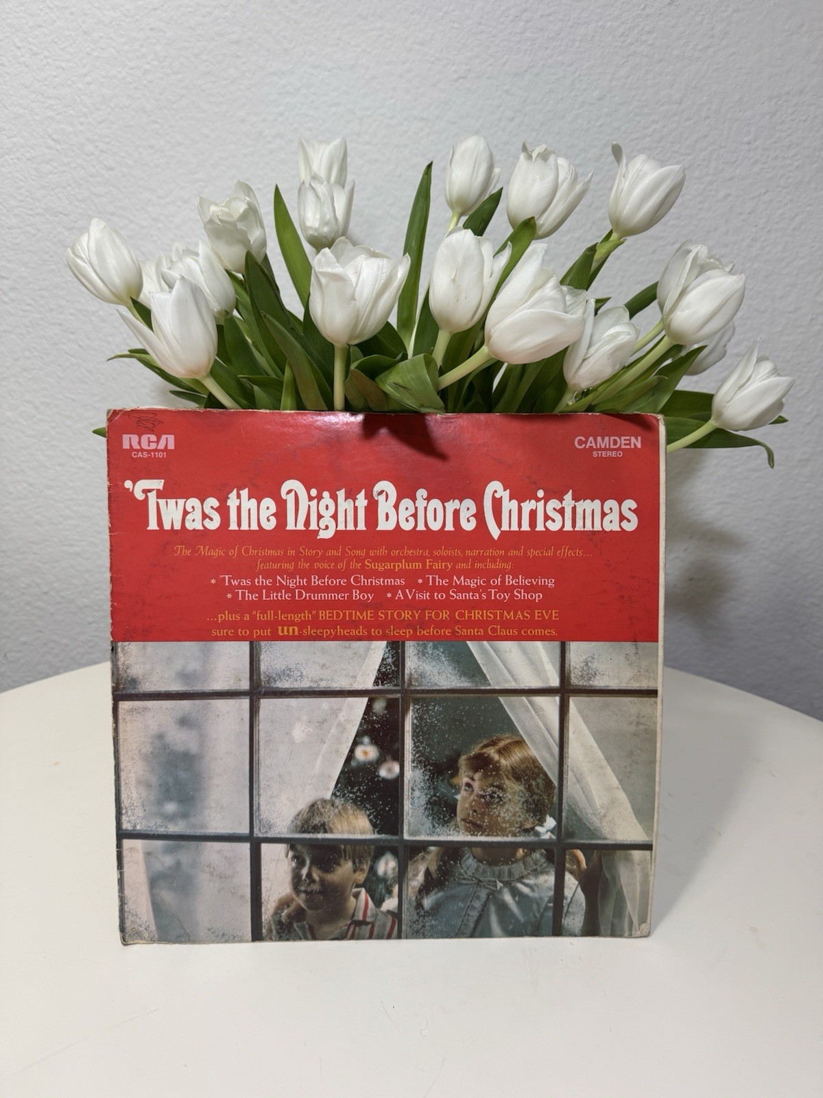 Twas The Night Before Christmas Album LP-Rare Vintage Vinyl Record Camden Stereo