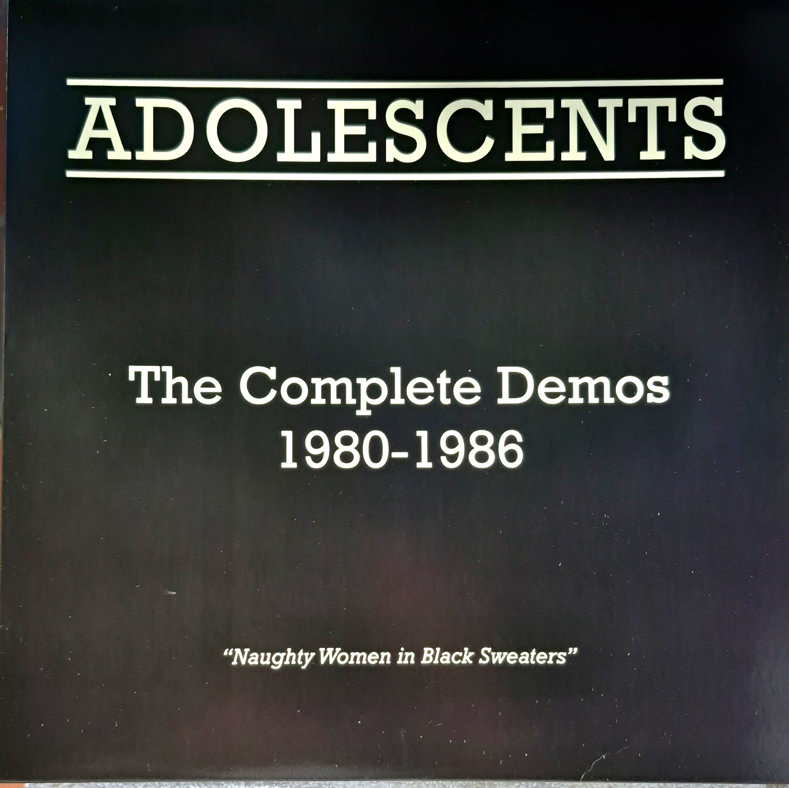 Adolescents The Complete Demos 1980-1986 2005 Frontier 31076-1 Clear LP