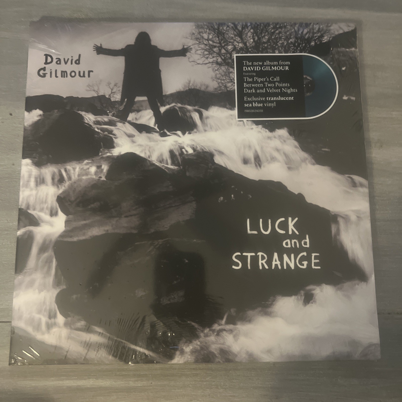 Luck and Strange by Gilmour, David (Record, 2024) (Plastic Seal open)