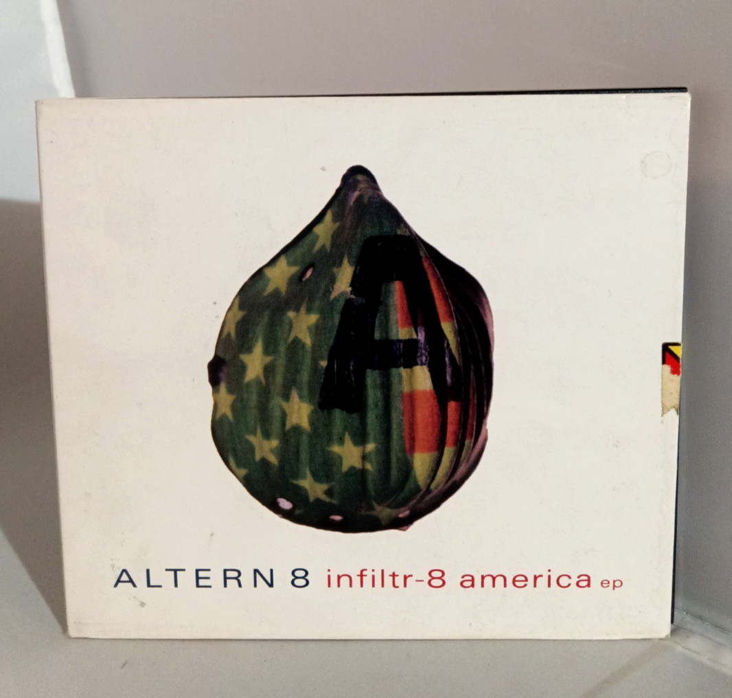 Altern 8: Infiltr-8 America EP - 1992 Virgin Records EP Extended Play CD Digipak