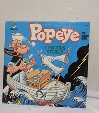 Popeye The Sailor Man 4 Exciting Stories LP Peter Pan Records #8097 Record picture