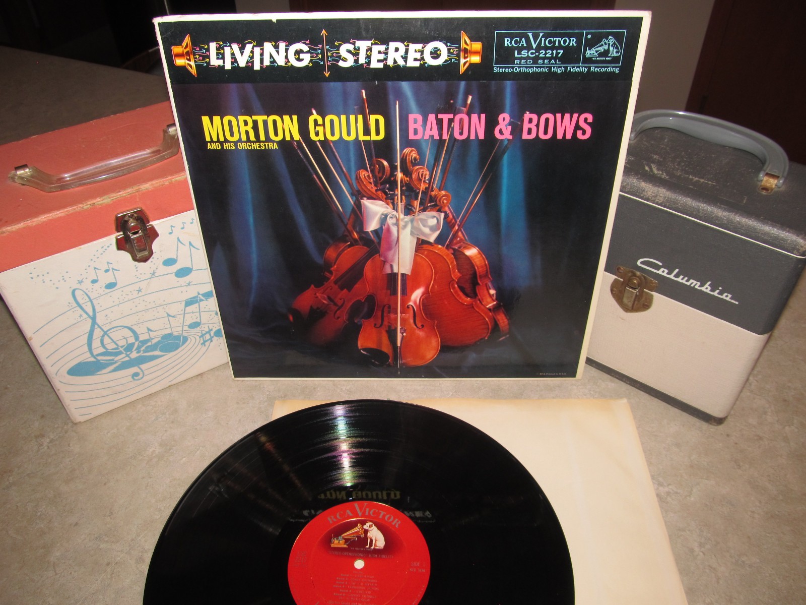 Kreisler & Kern MORTON GOULD Vinyl Lp RCA Shaded Dog BATON & BOWS LSC-2217 EX+