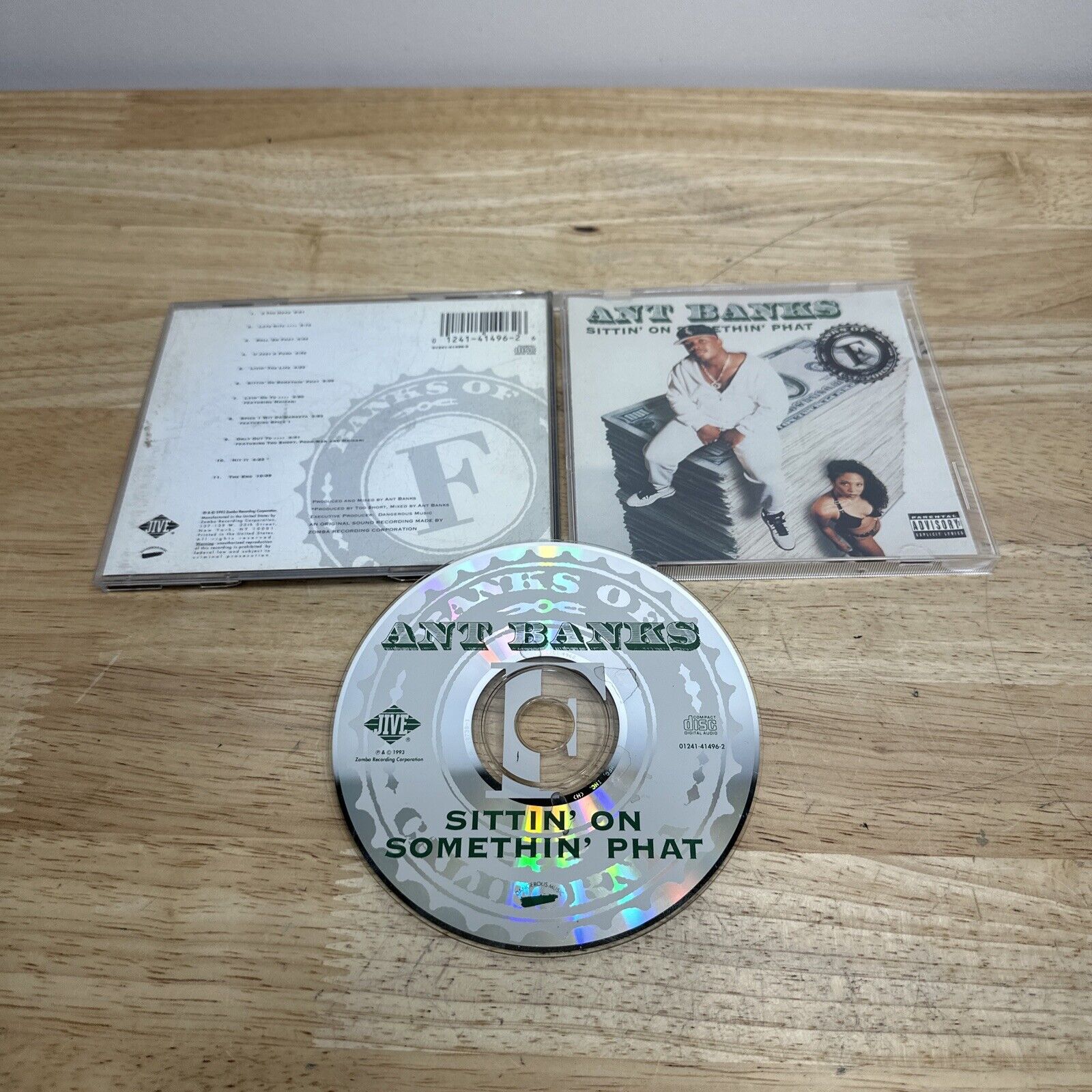 Ant Banks Sittin' On Somethin' Phat 1993 Zomba Recording Corporation CD