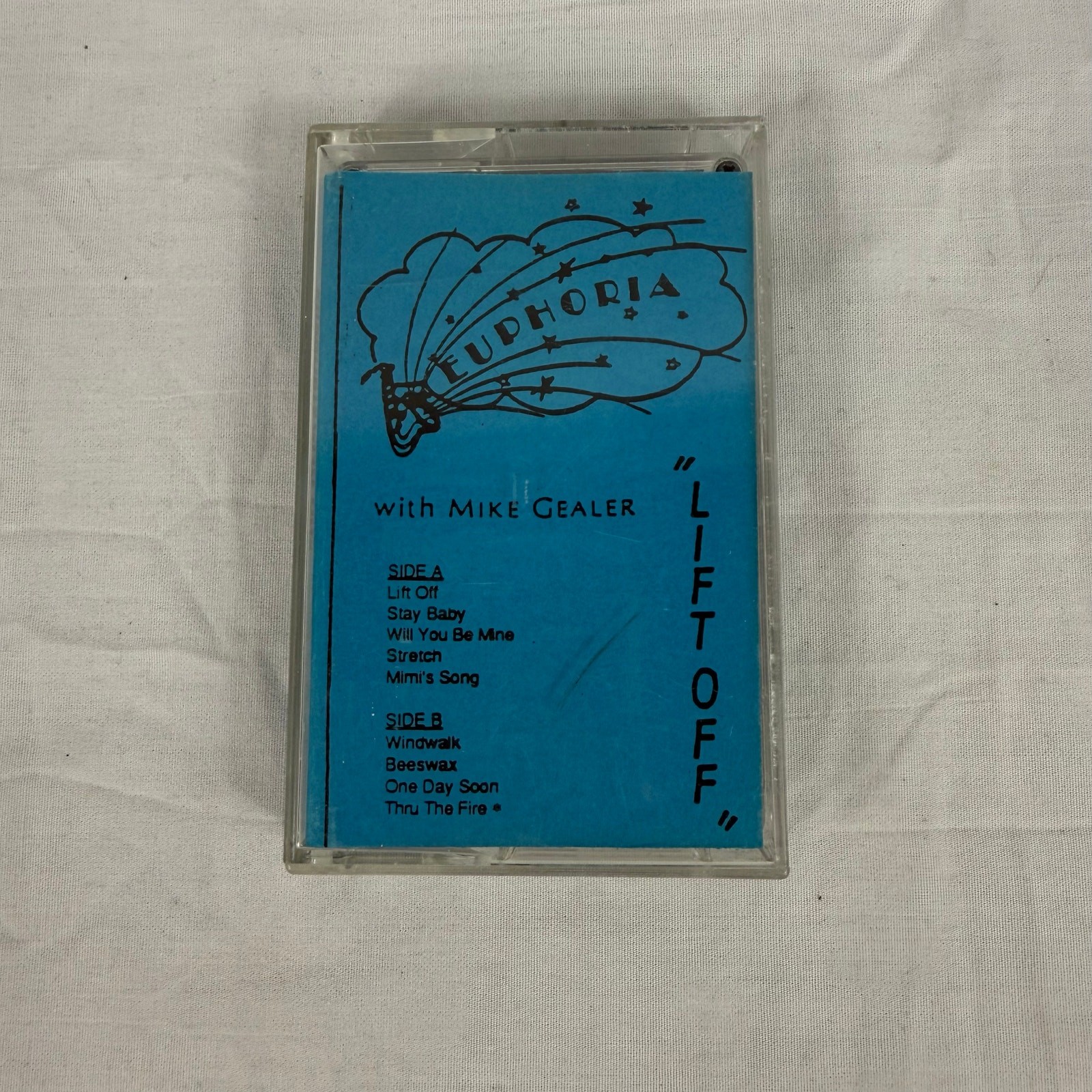 Euphoria Lift Off 1989 Demo Tape Cassette Mike Gealer R&B Soul Jazz