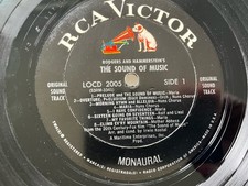 The Sound of Music Soundtrack (1965) LP, RCA Victor LOCD-2005, RECORD ONLY - VG+ picture