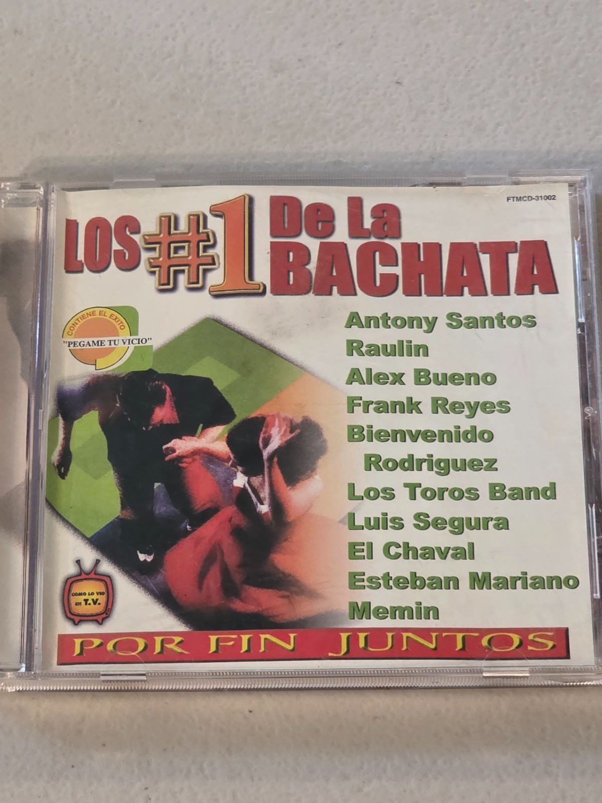 RARE - TESTED - Los #1 De La Bachata Por Fin Juntos CD Antony Santos