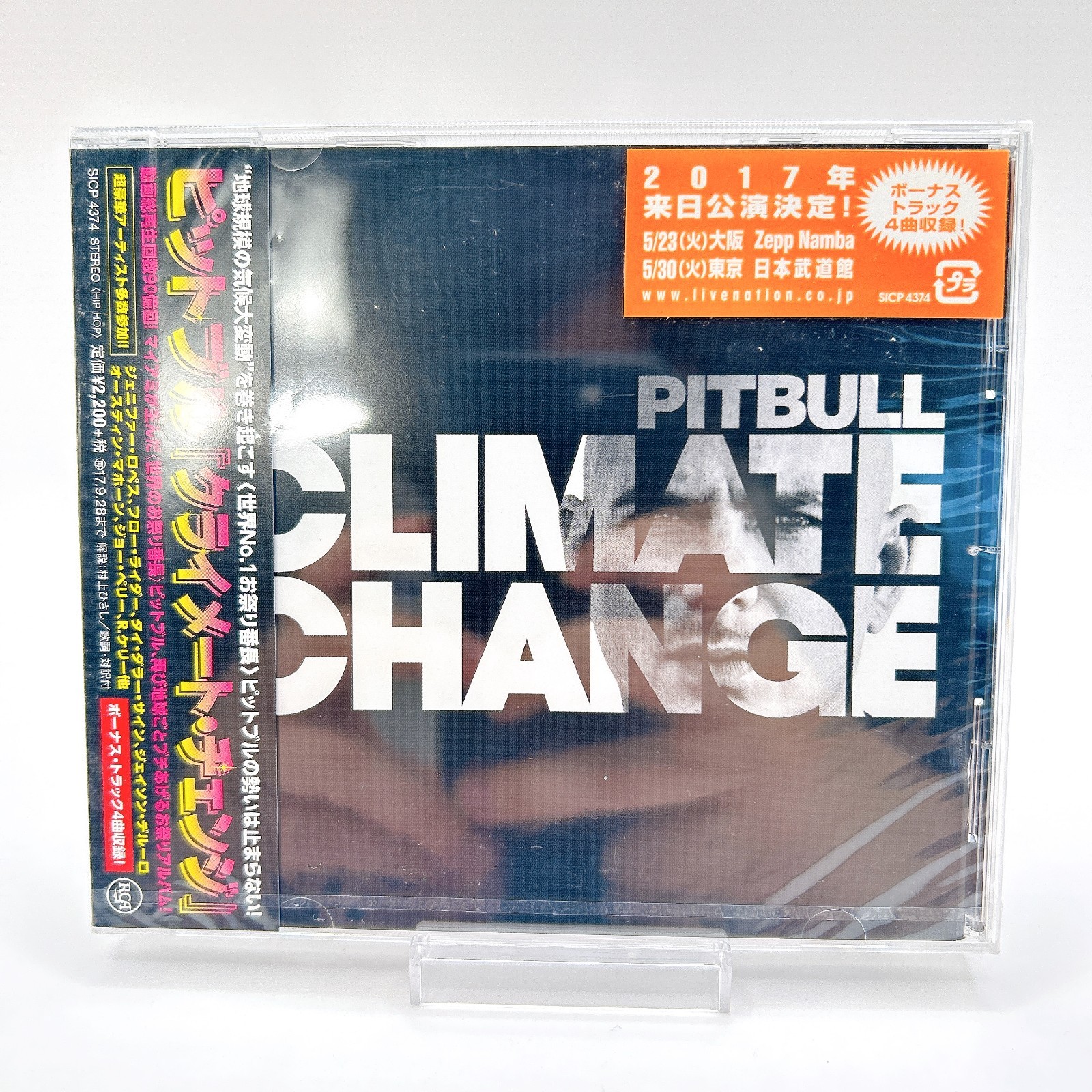 Pitbull - Climate Change Japan CD Bonus Tracks Japanese Edition NEW SEALED