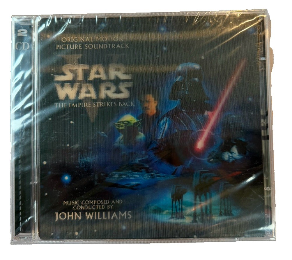 STAR WARS The Empire Strikes Back 2 CDs NEW & SEALED 2004 Lenticular Cover