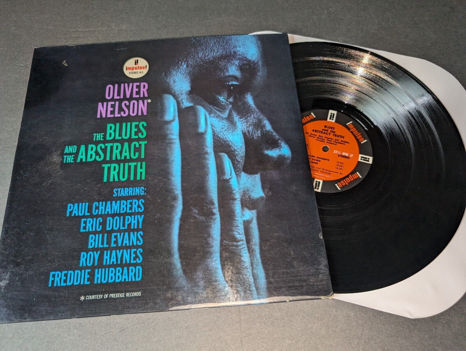 1961 Oliver Nelson - Blues And The Abstract Truth, Impulse  A-5 Bill Evans