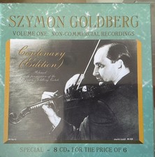 Szymon Goldberg Centenary Edition Vol. 1 – 8 CD Box Set – NEW SEALED – OOP picture