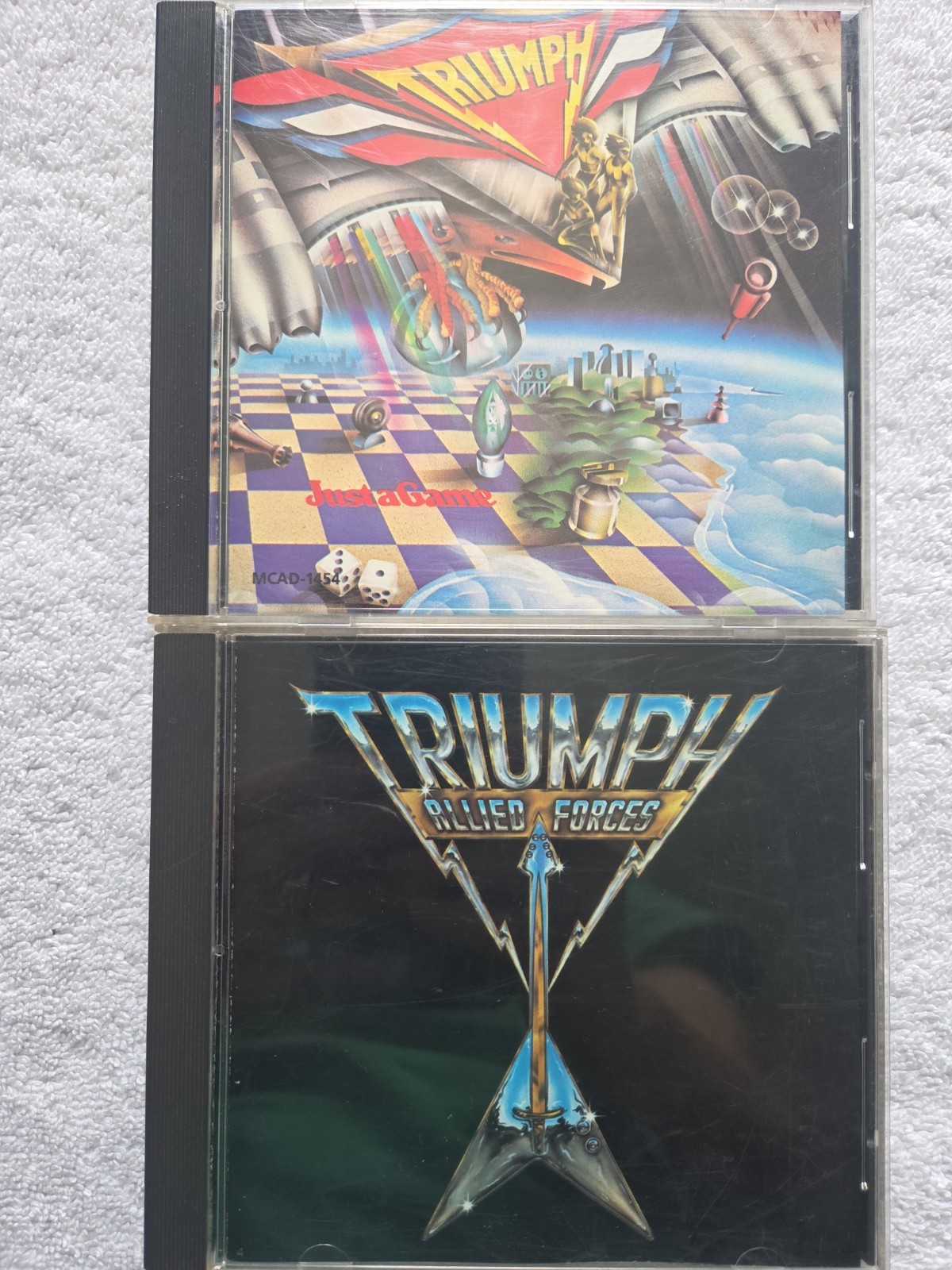 Triumph Allied Forces Just A Game 2 CD Lot 