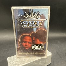 OUTKAST, SOUTHERNPLAYALISTICADILLACMUZIK cassette tape - Explicit Sticker  picture