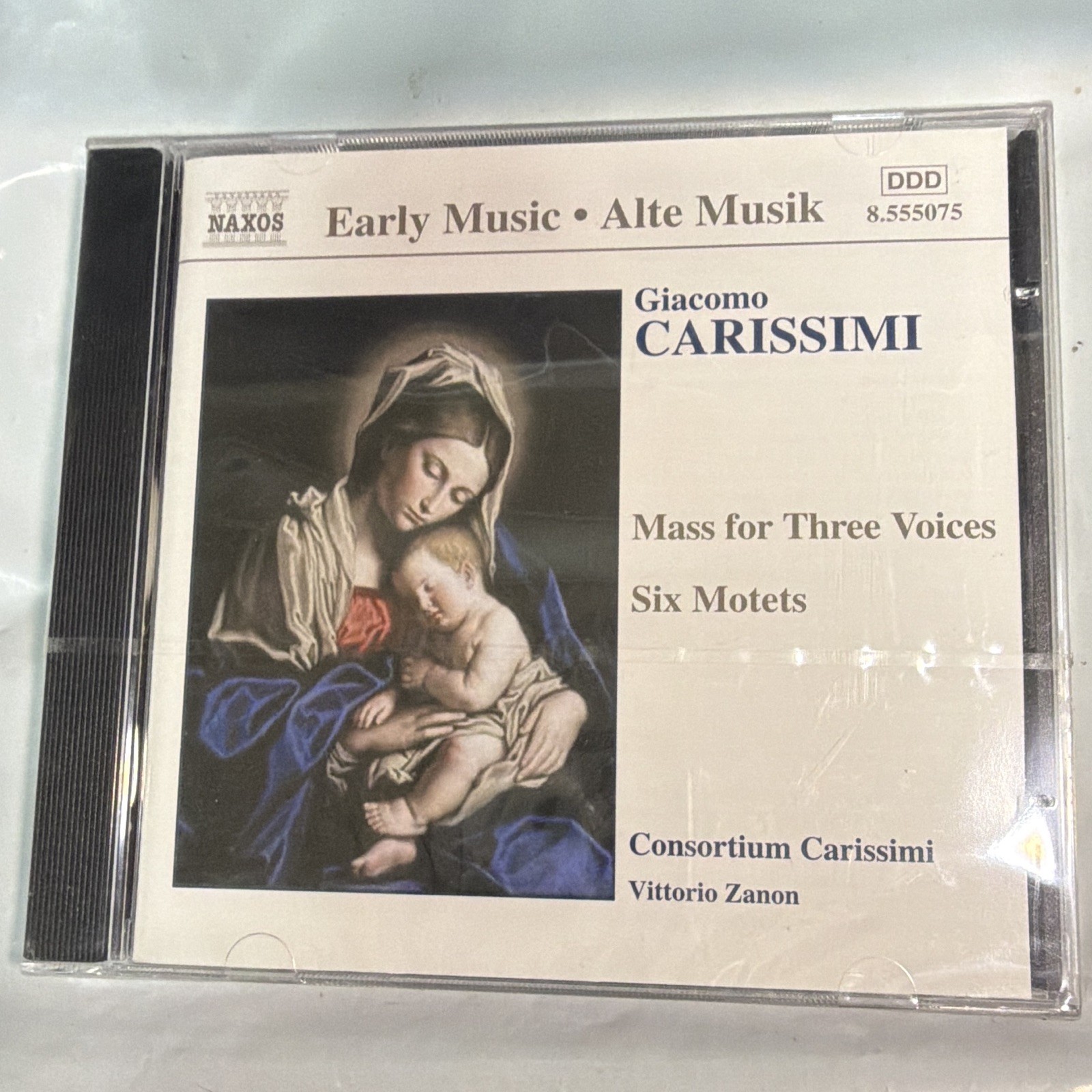 Naxos Carissimi - Mass for Three Voices / Six Motets CD 8.555075