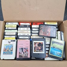 Large Lot 8 Track Tapes Untested Lot Of 61 ALL UNTESTED Sold As Is picture