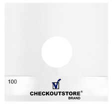 CheckOutStore Paper Record Inner Sleeves With Hole for 12