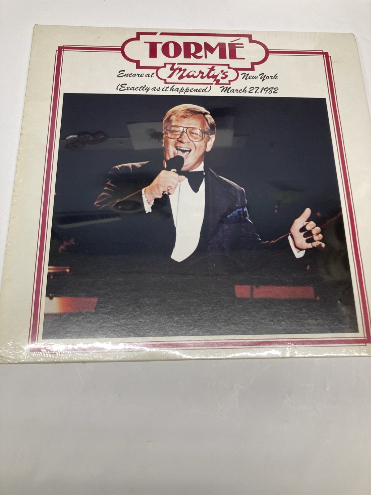 Mel Torme - Tormé Encore at Marty\'s New York (1982) Vinyl LP  Flair PG8200 MINT