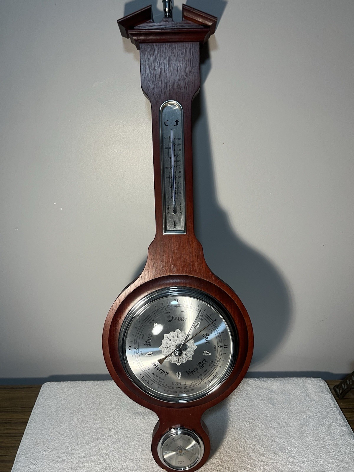 Huger West Germany Banjo barometer
