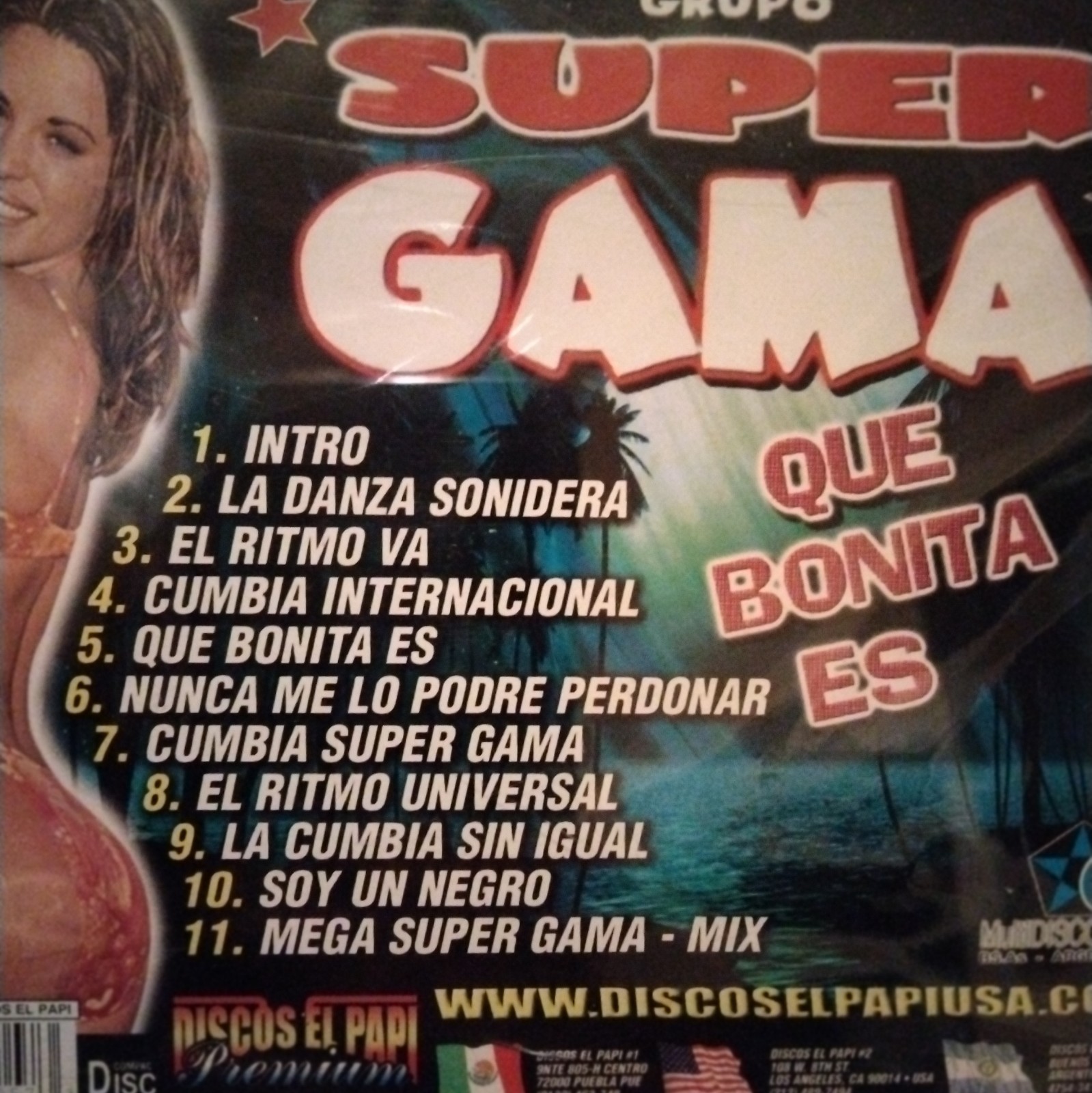 Grupo Super Gama Que Bonita Es Cd