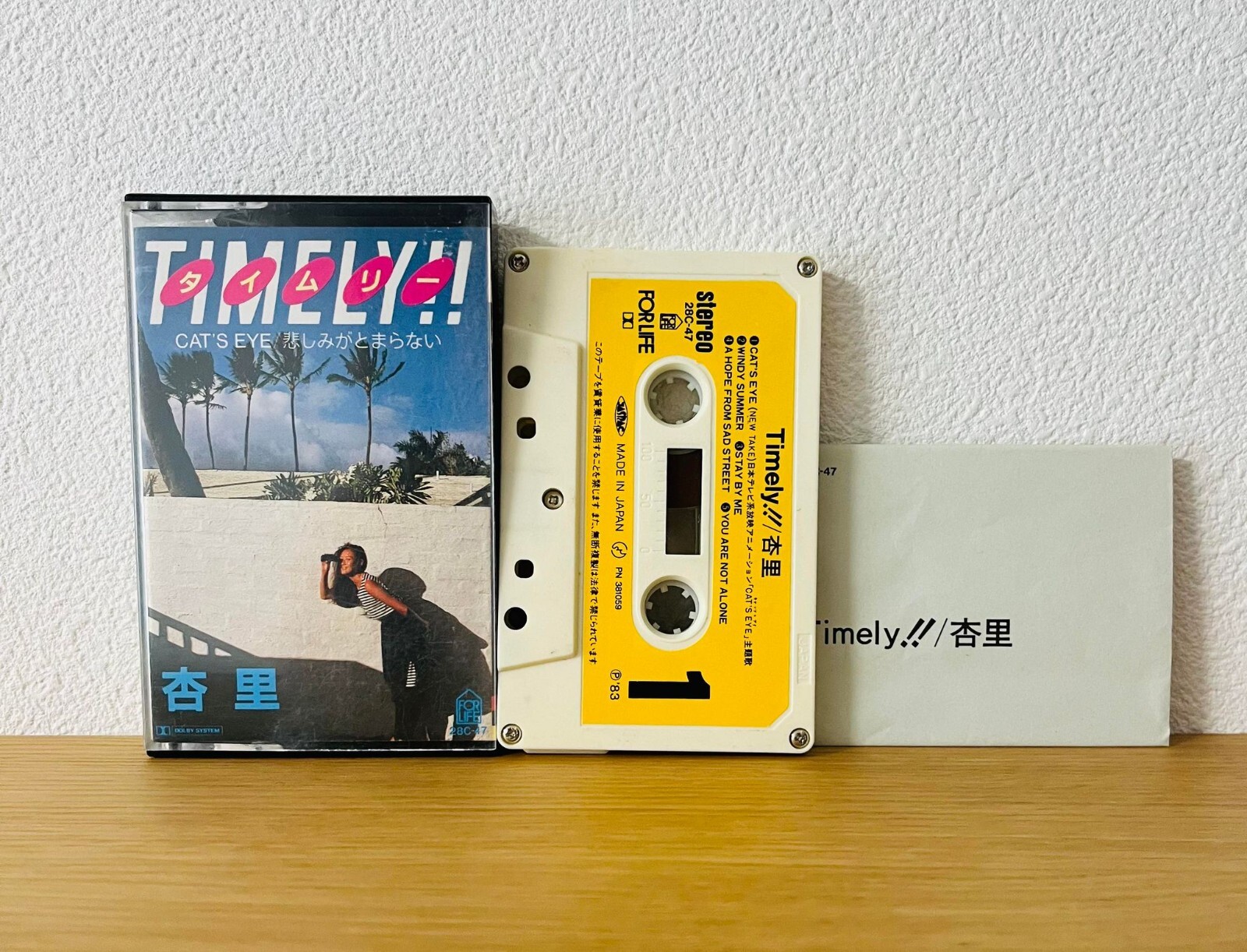 ANRI / Timely Cassette Tape 1983 For Life Record City Pop Toshiki Kadomatsu