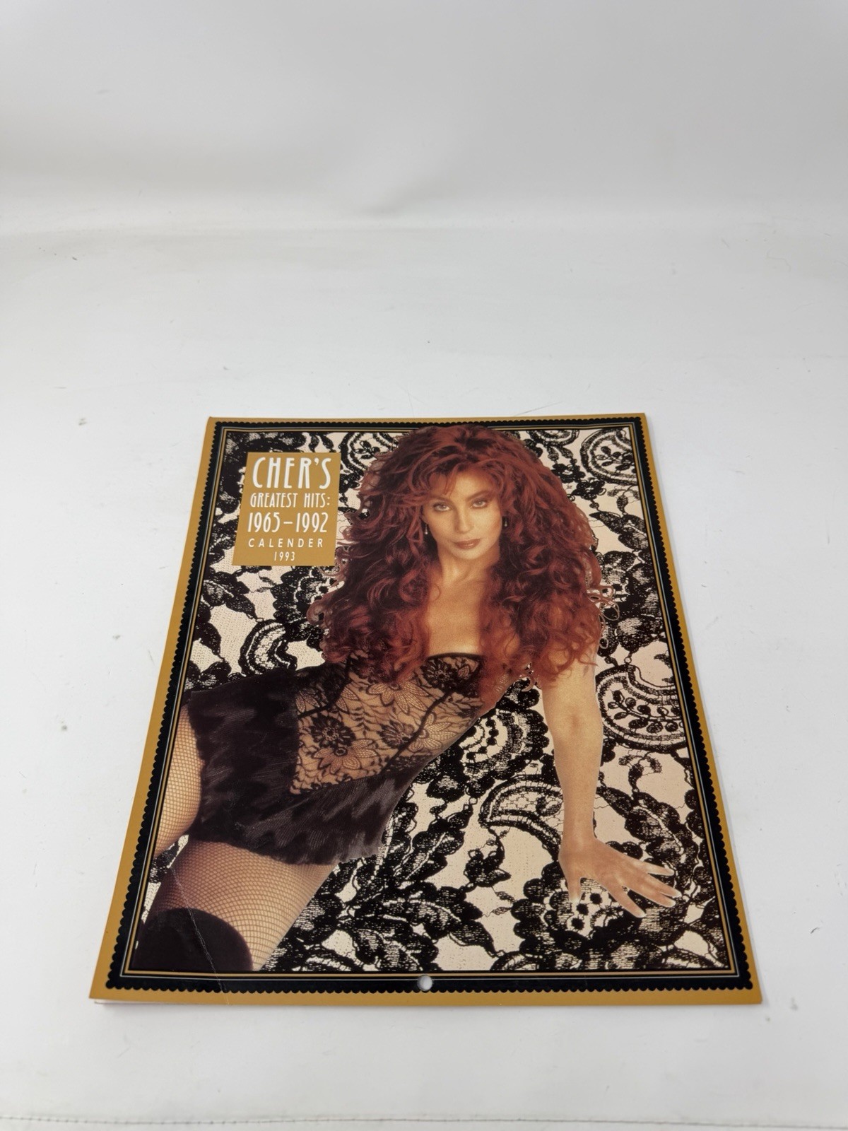 CHER Autographed 1993 Greatest Hits Calendar Signed Vintage Rare 93 Auto