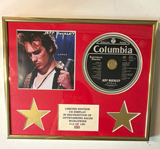 Jeff Buckley Grace Limited Edition Framed CD Presentation Disc #12 of 100 picture