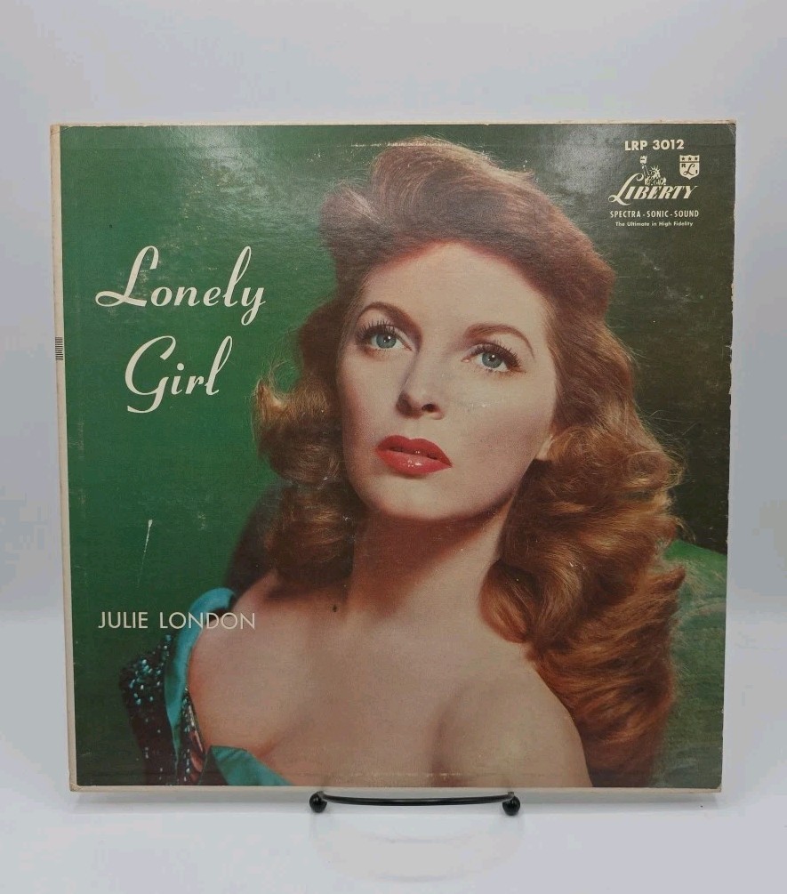 JULIE LONDON/Lonely Girl 1956 Liberty MONO LP LRP-3012 PROMO? VINYL VG-VG+