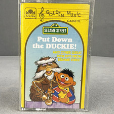 Vintage Sesame Street Put Down the Duckie Cassette Tape Golden Music 1990 picture