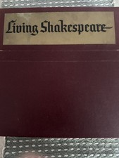 LIVING SHAKESPEARE Set of 5 LP Records & 5 Scripts picture