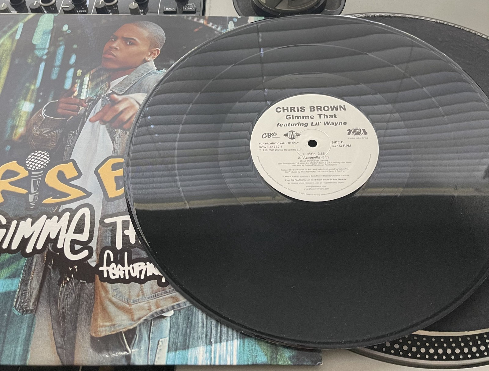 Chris Brown Lil Wayne - Gimme That 2006 Press 12