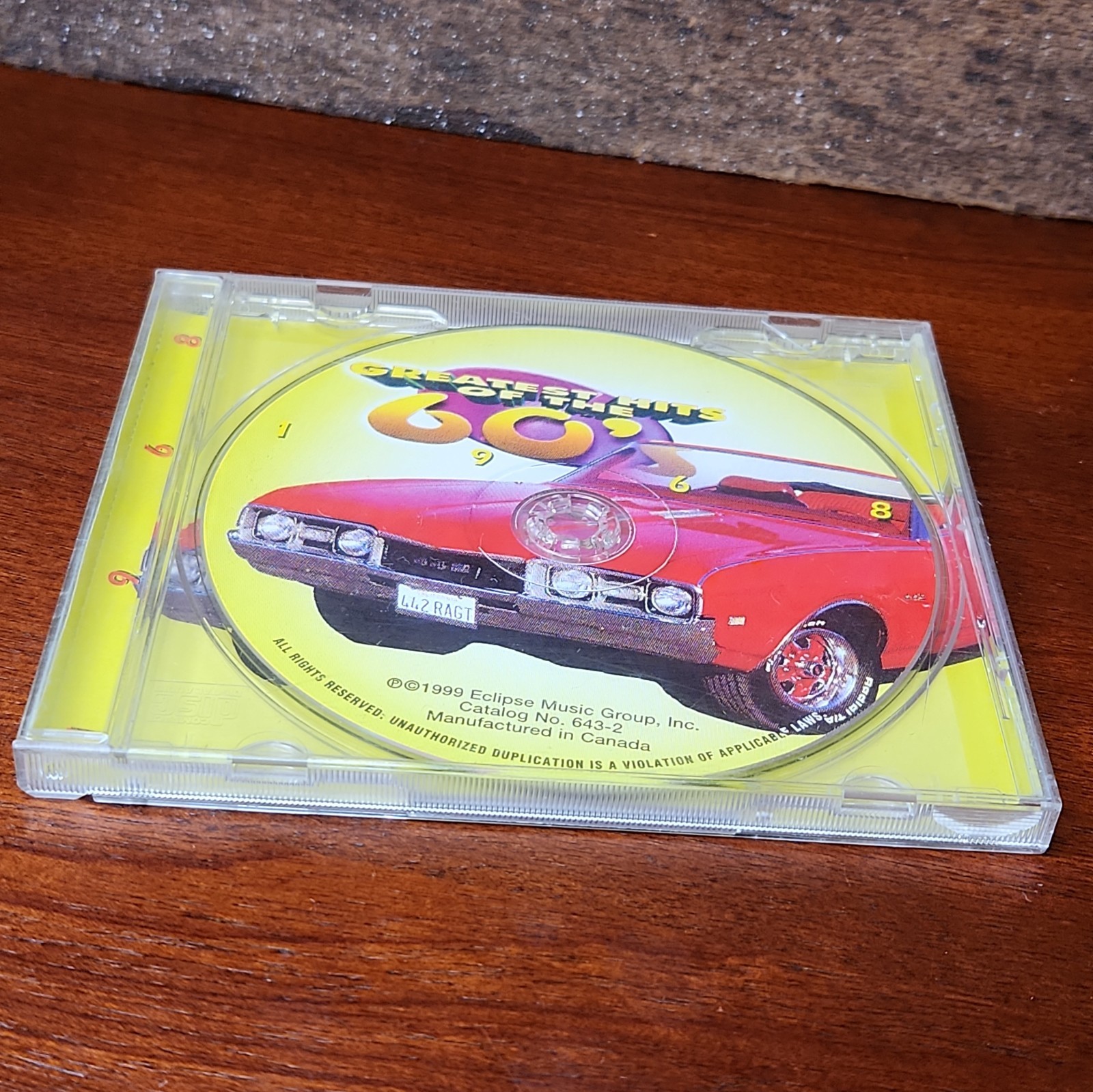 Greatest Hits of the 60\'s: 1968 (1999) Compact Disc.  CD..