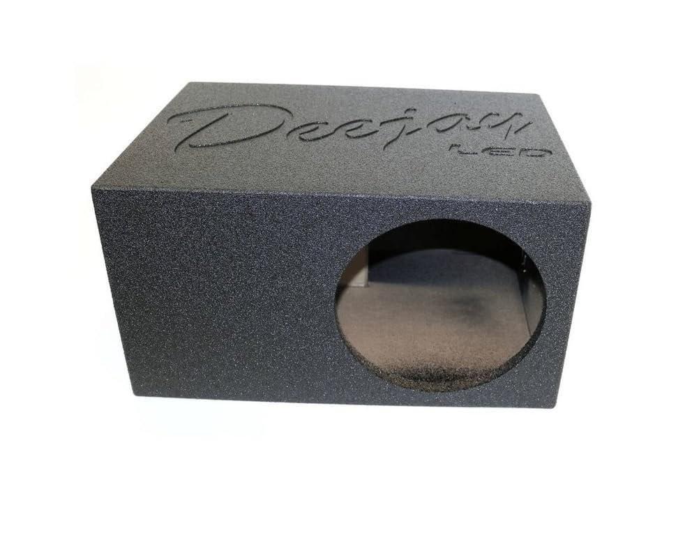 DEEJAY LED 1X10EPOXY DJL 10-in Base Box for 10-in Woofer with Tuned Port and...