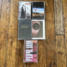Pearl Jam ~ Lot 5 Cassette Tape's ~ Ten, Self-Titled, Vitalogy picture