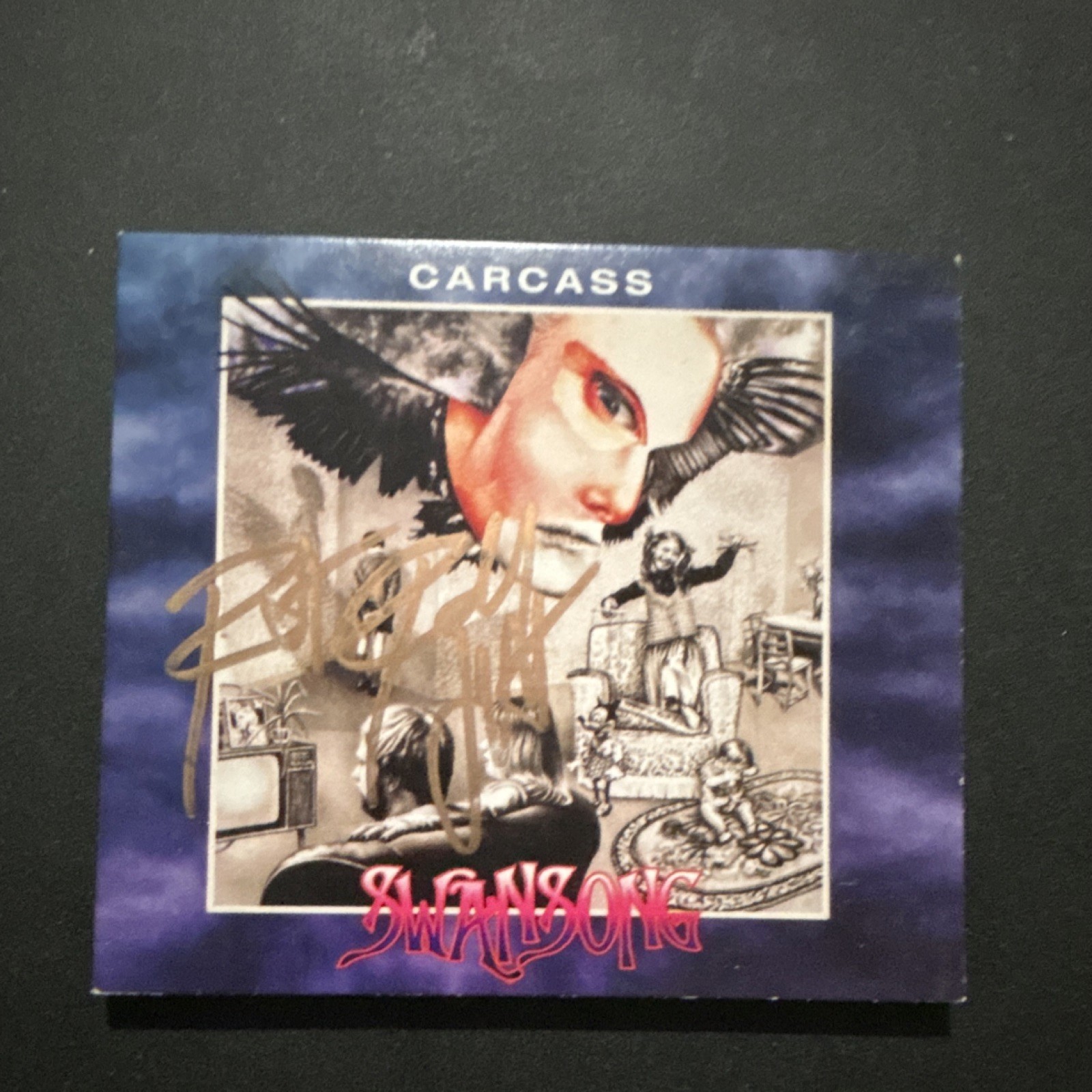 Carcass Swansong FDR CD AUTOGRAPHED by Jeff Walker Earache 2020 MOSH160CDR