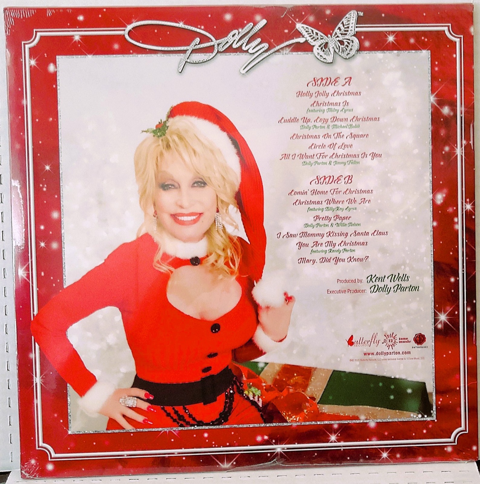 Dolly – A Holly Dolly Christmas Sealed Vinyl LP 2020 Red Opaque Holiday