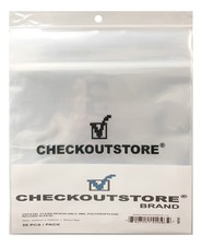 Crystal Clear Plastic OPP Sealable Flap 12