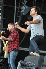 Dallas Green George Petit of Alexisonfire perform stage Day 1 of t- Old Photo picture