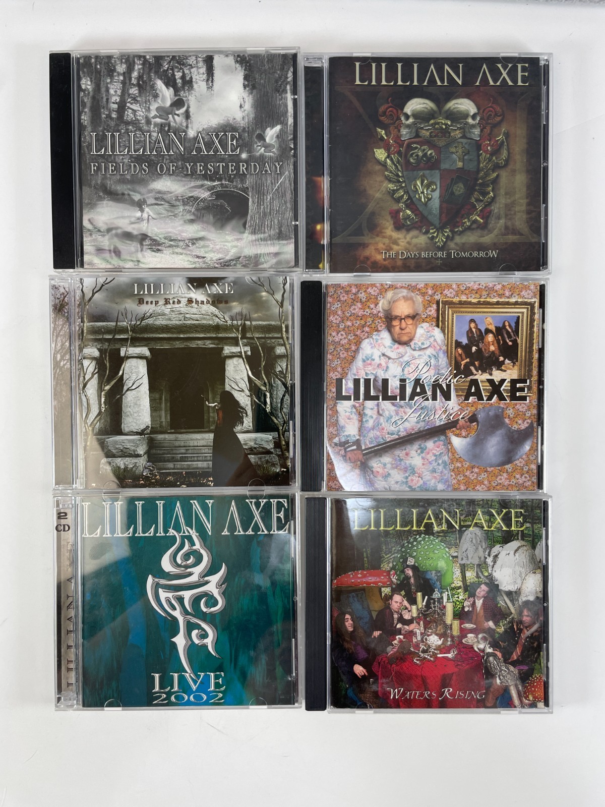 Lillian Axe CD Lot of 6 Poetic Justice Days Before Tomorrow Live 2002 Deep Red