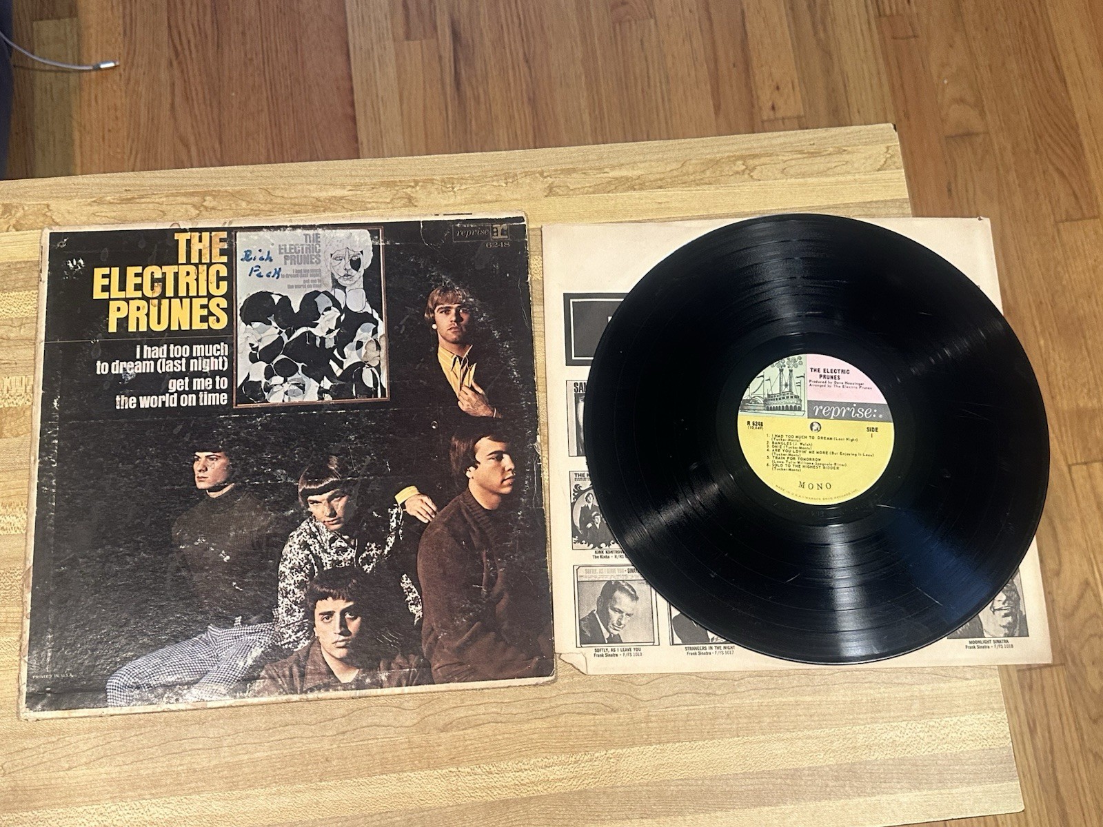 The Electric Prunes -The Electric Prunes LP Mono Misprint 1967 Reprise 6248 VG/F