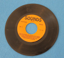 Vintage Halloween Spooky Sounds Record 45 RPM picture