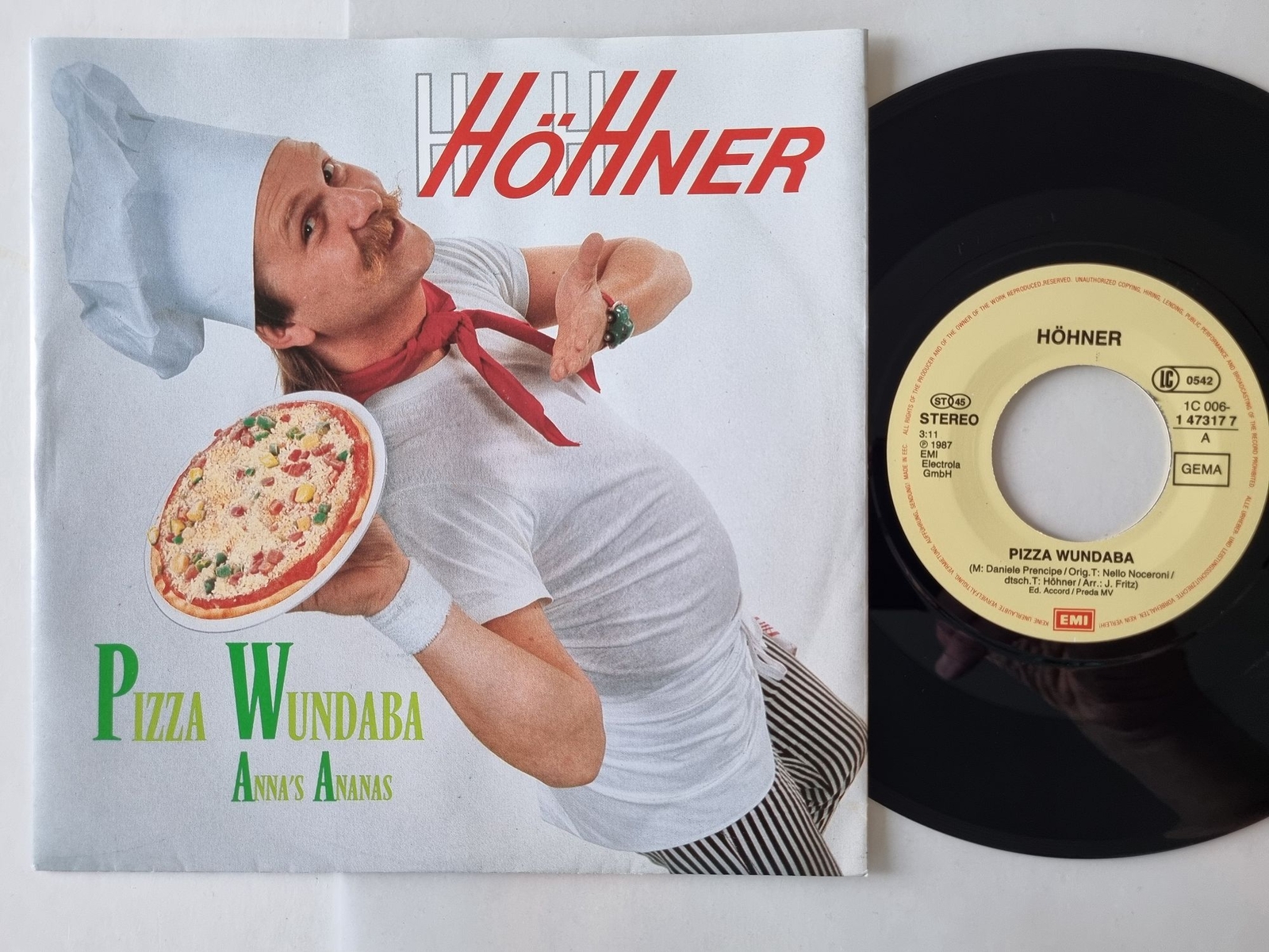 Höhner - Pizza wundaba 7'' Vinyl Germany