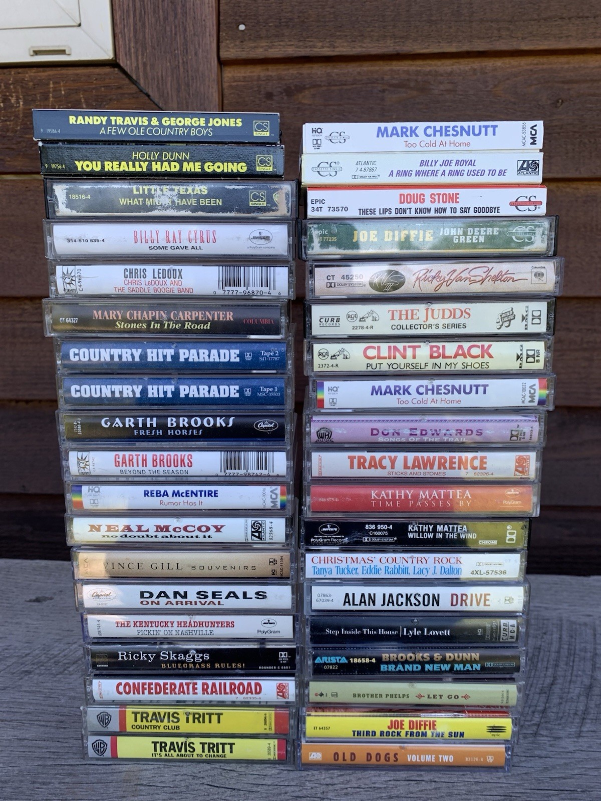 Nice 38 Vintage 90’s Country Music Cassette Tapes Lot Collection