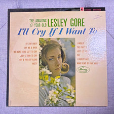 Lesley Gore I'll Cry If I Want To 1963 LP Vinyl Mercury Stereo SR 60805 picture