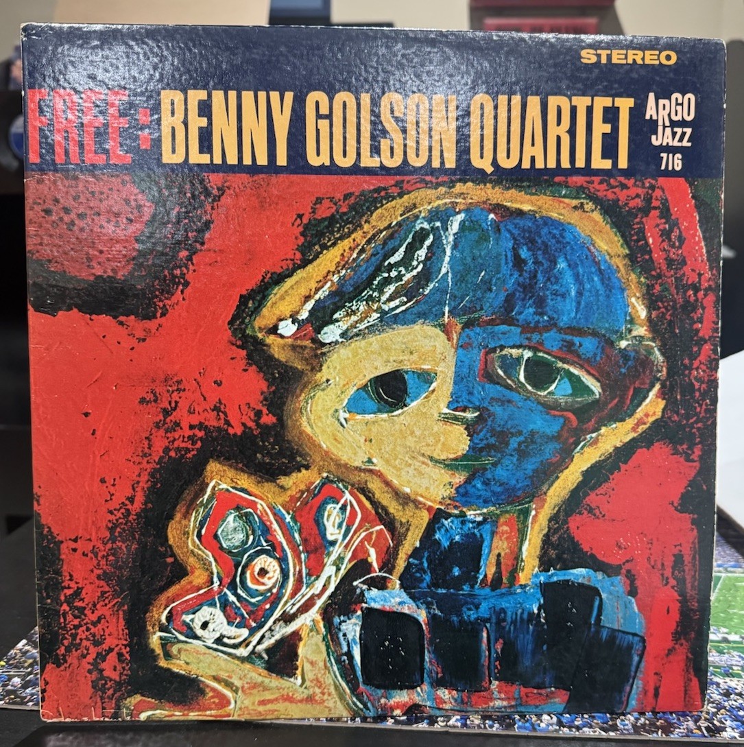 Benny Golson Quartet Free LP Vinyl Argo Records 716 Tommy Flanagan Art Taylor